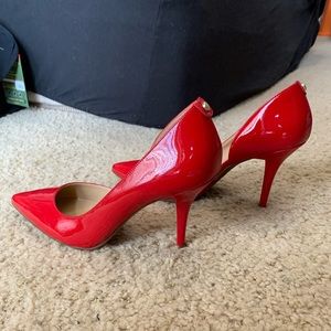 Michael Kors Red Rubber Heels